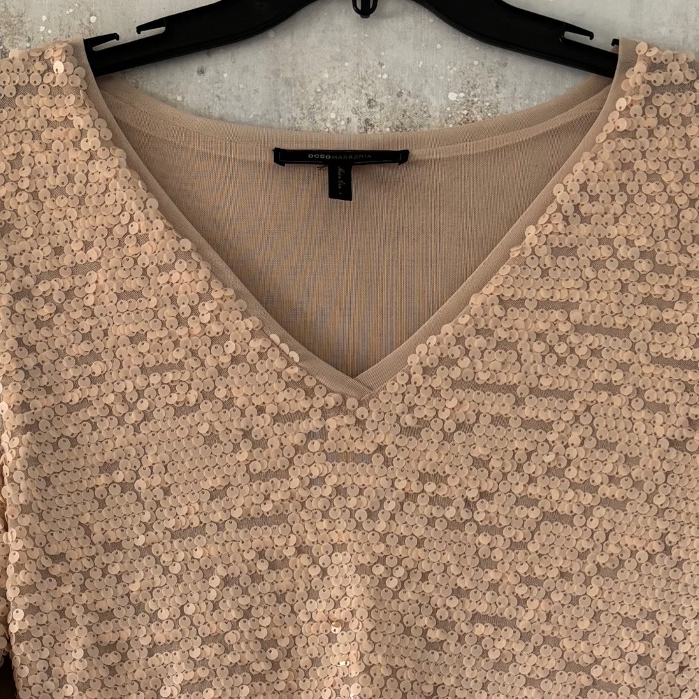 BCBG MaxAzria Sequin Dress (NWOT) - Picture 7 of 14